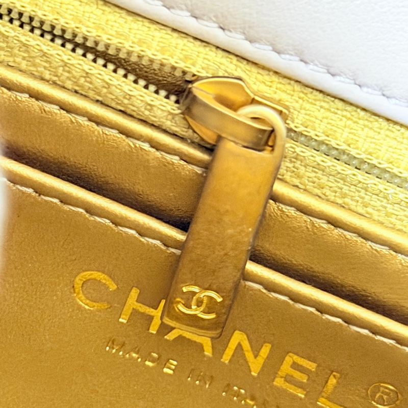 CHANEL 香芋紫 金球方胖子 晶片款99新閑置品-25