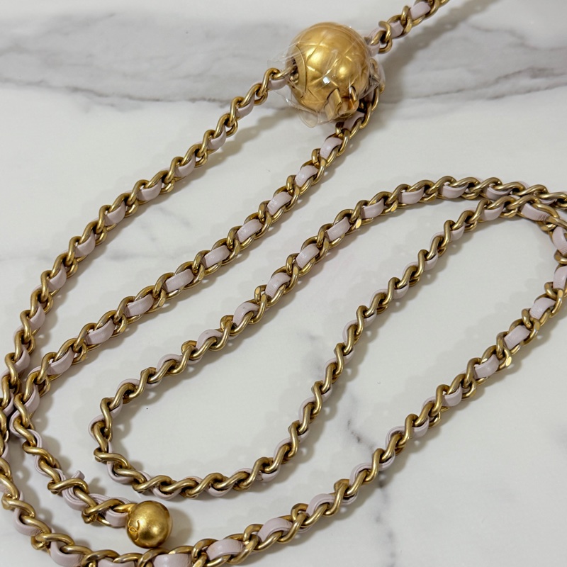 CHANEL 香芋紫 金球方胖子 晶片款99新閑置品-28
