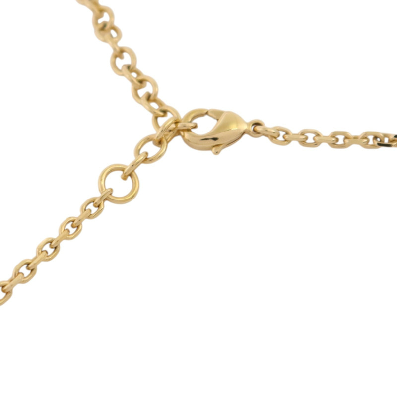 Dior 金屬/水鑽Petit CD Jolie Necklace金扣項鏈-3