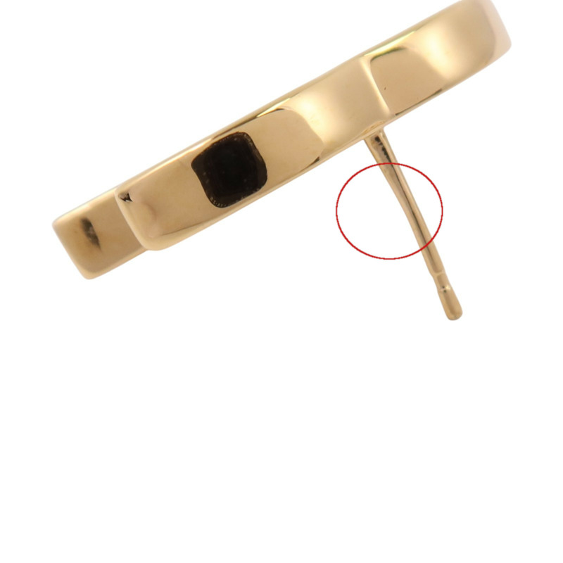 CHANEL 金屬/琺瑯CC Earrings金扣耳環-10