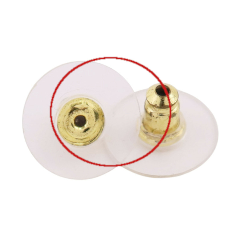 CHANEL 金屬/琺瑯CC Earrings金扣耳環-11