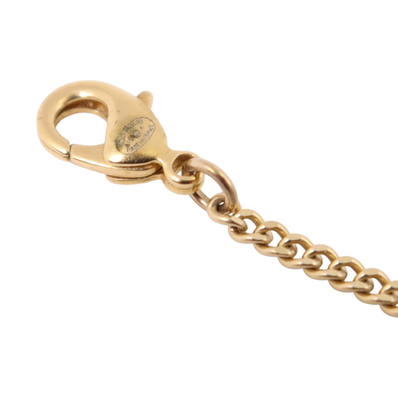 CHANEL 金屬/PVC Necklace金扣項鏈-5