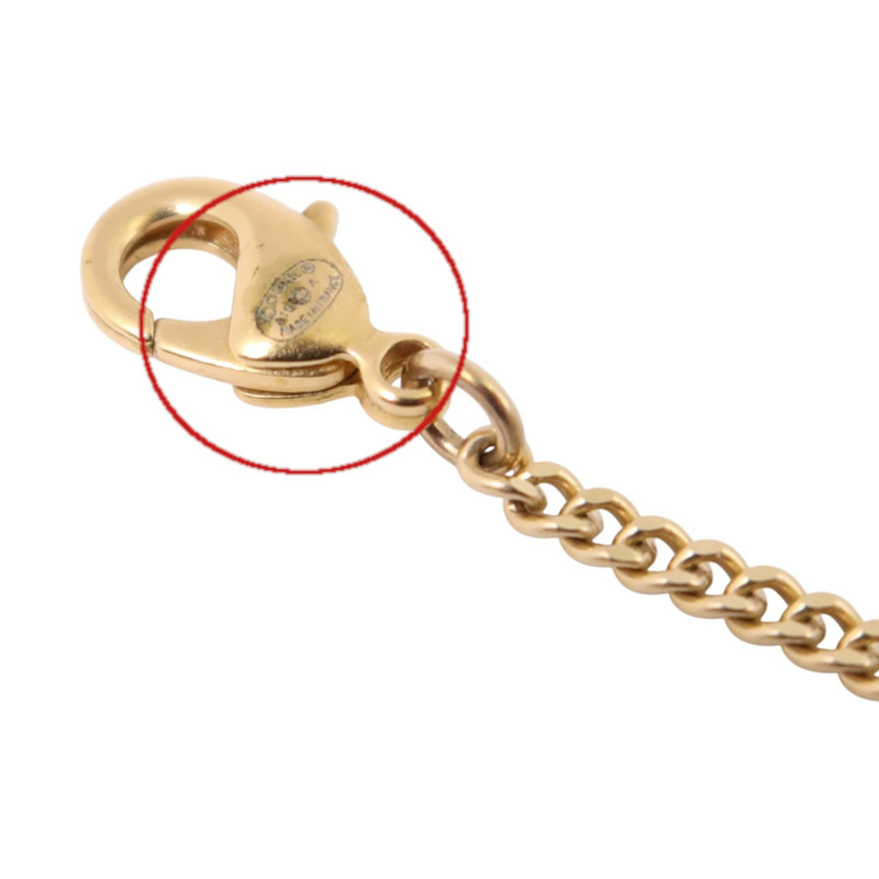 CHANEL 金屬/PVC Necklace金扣項鏈-7