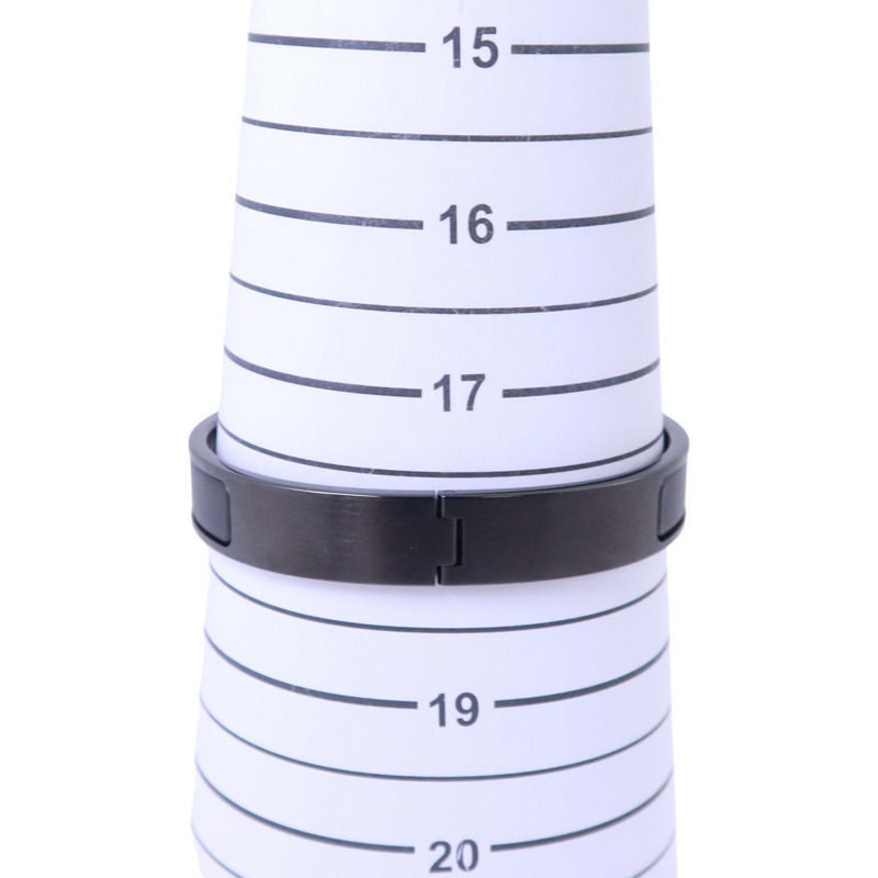 HERMES 金屬/琺瑯Click HH So Black Bracelet手鏈-9