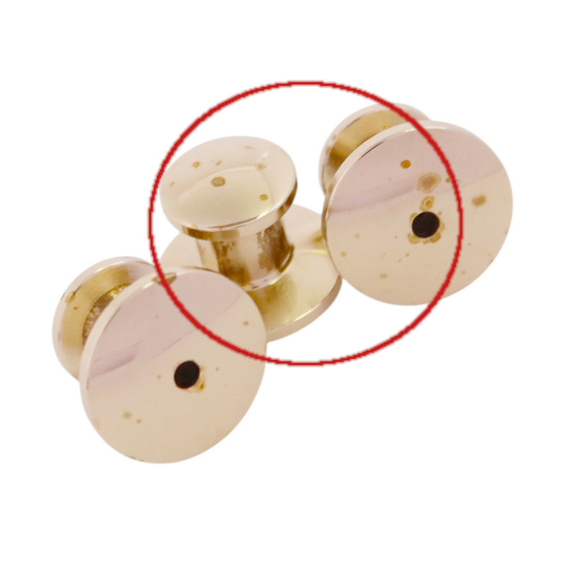 CHANEL 金屬/水鑽/PVC Brooch金扣胸針-8