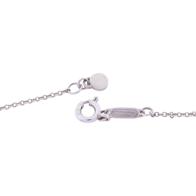 TIFFANY&CO 925純銀Return To Tiffany Double Round Tag Necklace銀扣項鏈-4