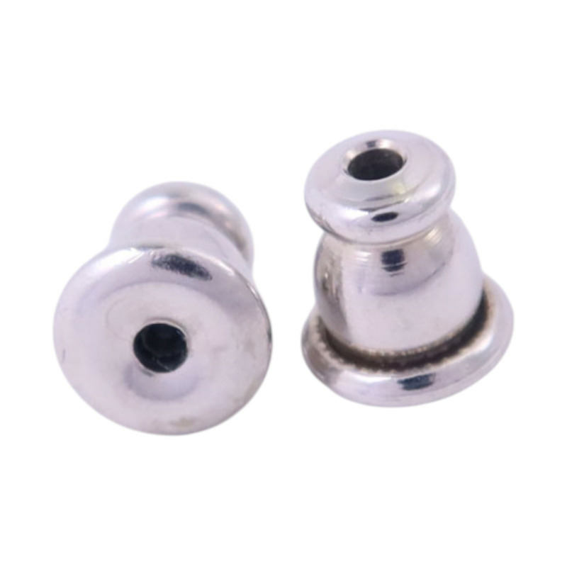 Dior 金屬/水鑽Clair D Lune Earrings銀扣耳環-5