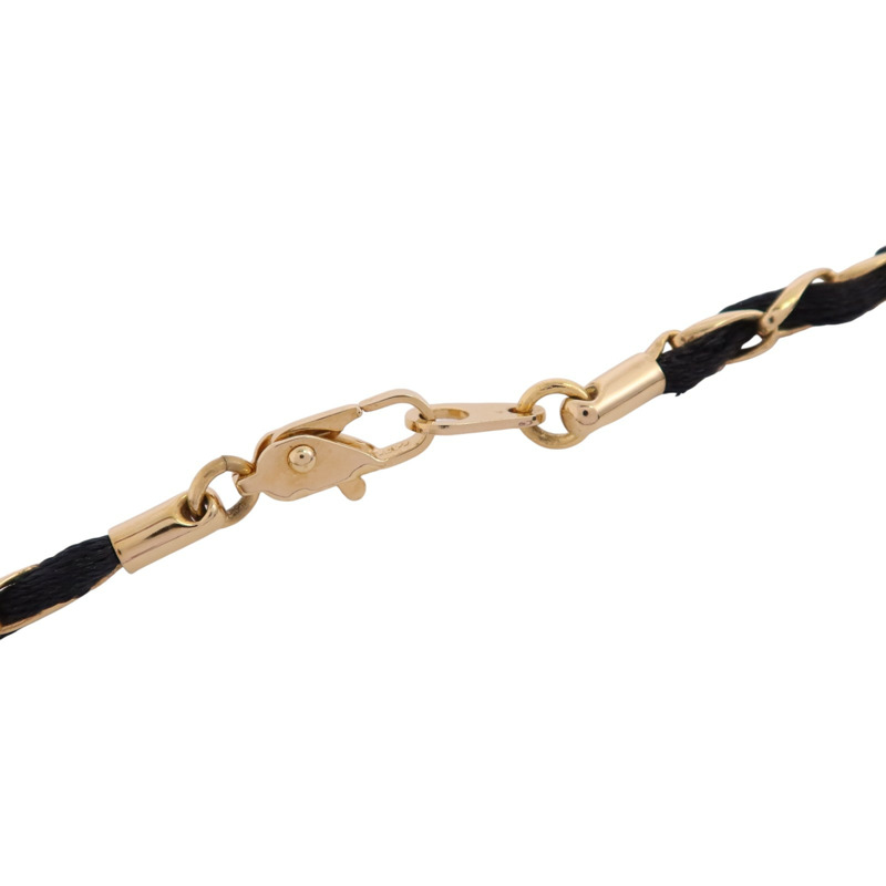 CHANEL 金屬/皮革Chanel No19 Perfume Bottle Motif Necklace金扣項鏈-3