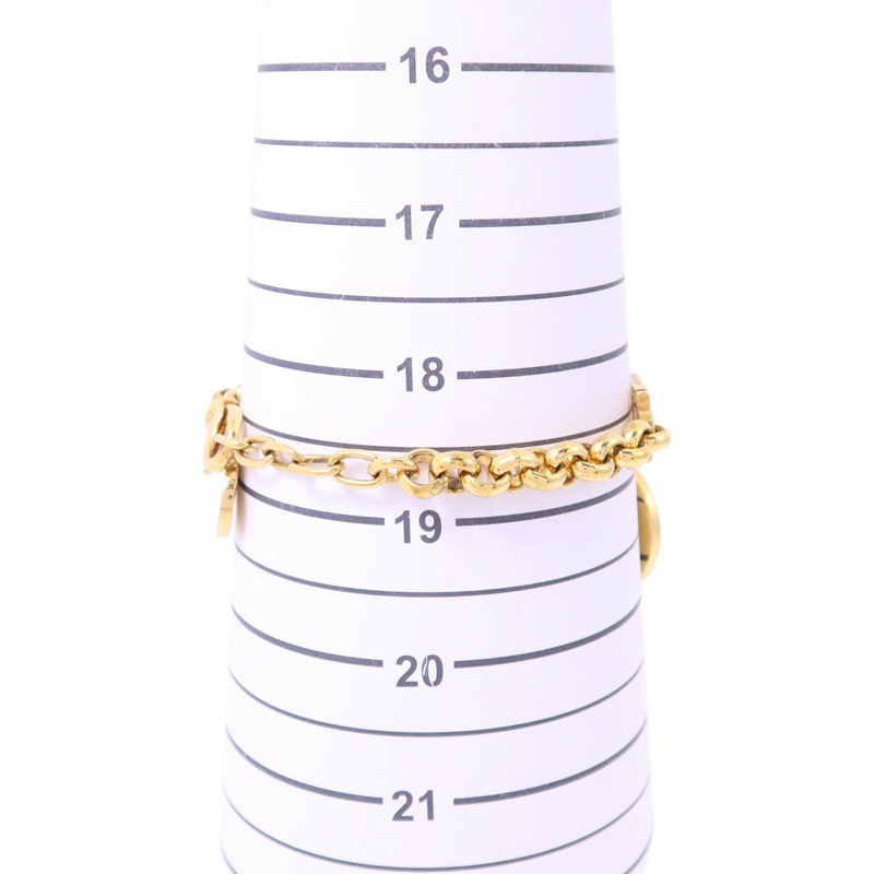 VERSACE 金屬/水鑽Medusa Chain Bracelet金扣手鏈-7