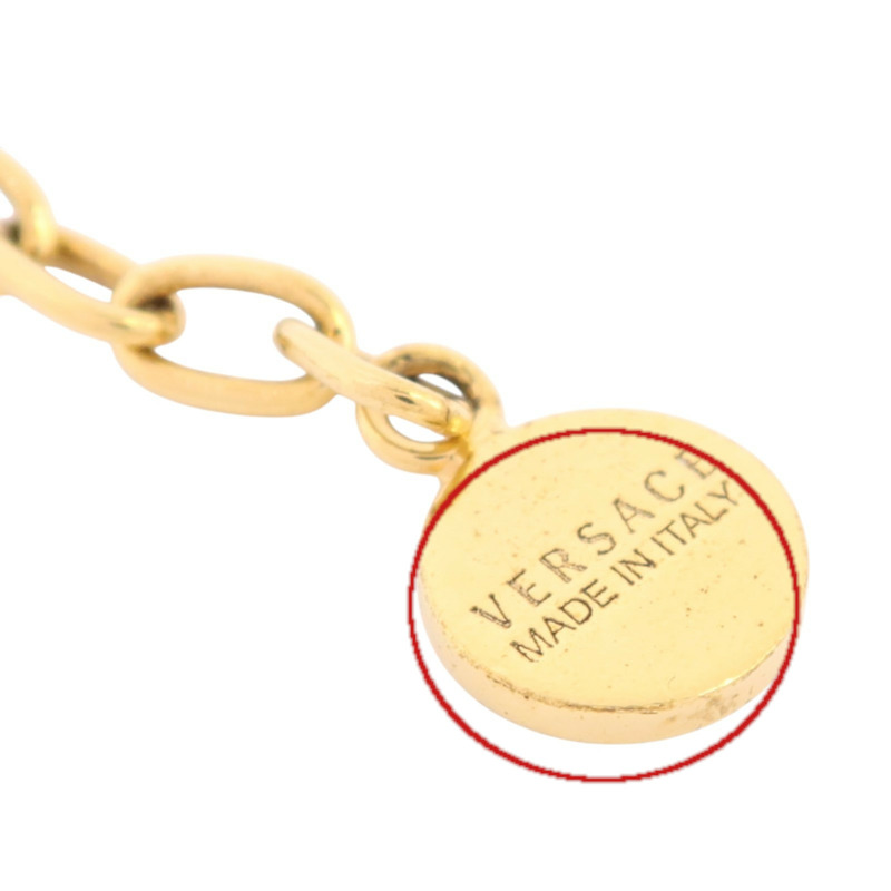 VERSACE 金屬/水鑽Medusa Chain Bracelet金扣手鏈-13