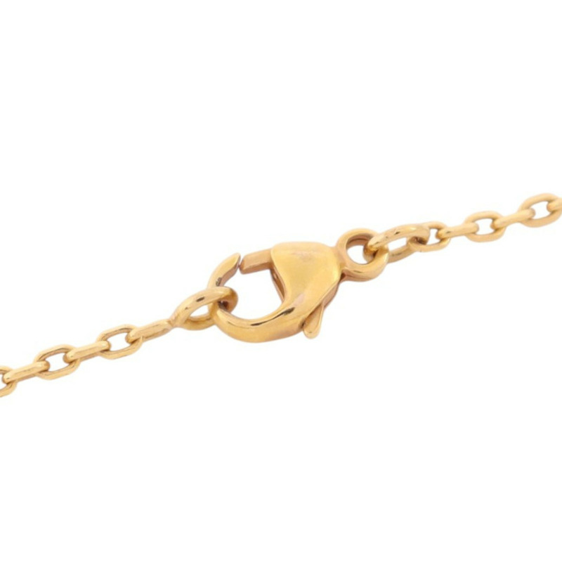 HERMES 金屬/琺瑯Mini Pop H Necklace金扣項鏈-3