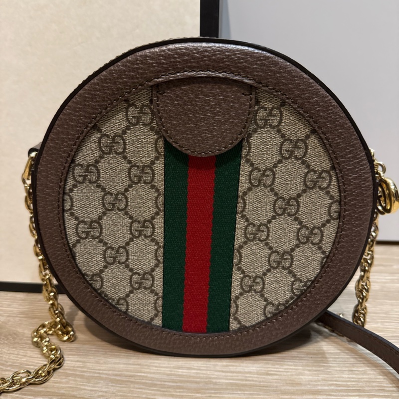 GUCCI Ophidia 圓餅斜背包-6
