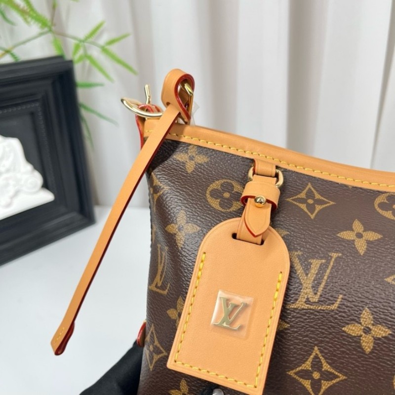 LV路易威登 26年1月全新全套 芯片款 新款橫版Carry all單肩包 美麗大方 容量剛好 適合日常使用-18