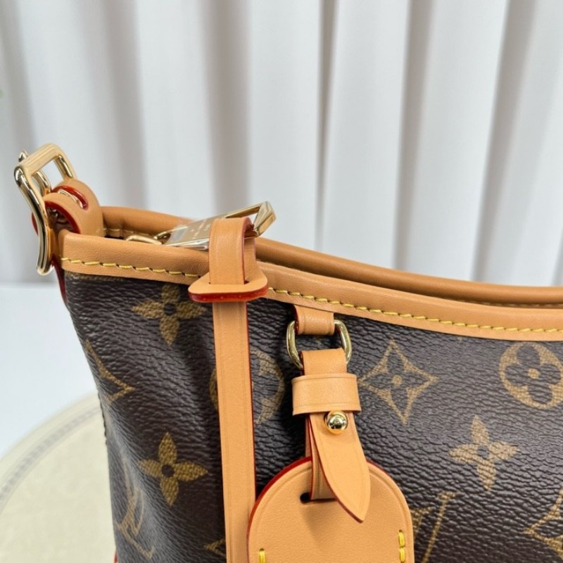 LV路易威登 26年1月全新全套 芯片款 新款橫版Carry all單肩包 美麗大方 容量剛好 適合日常使用-20