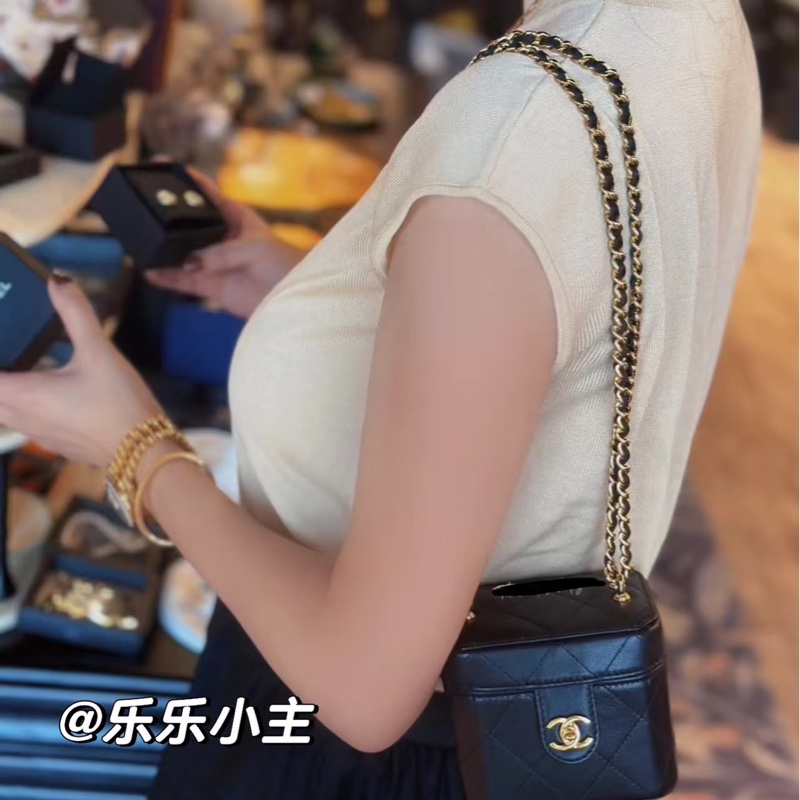 JK國際二手精品✨ Chanel小盒子 芯片款 99新存放品-3