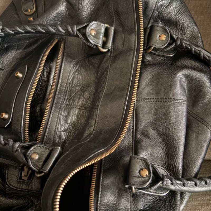 〖Balenciaga巴黎世家〗WorkCityBag 機車包/旅行包/精品包_Black(黑色)-2