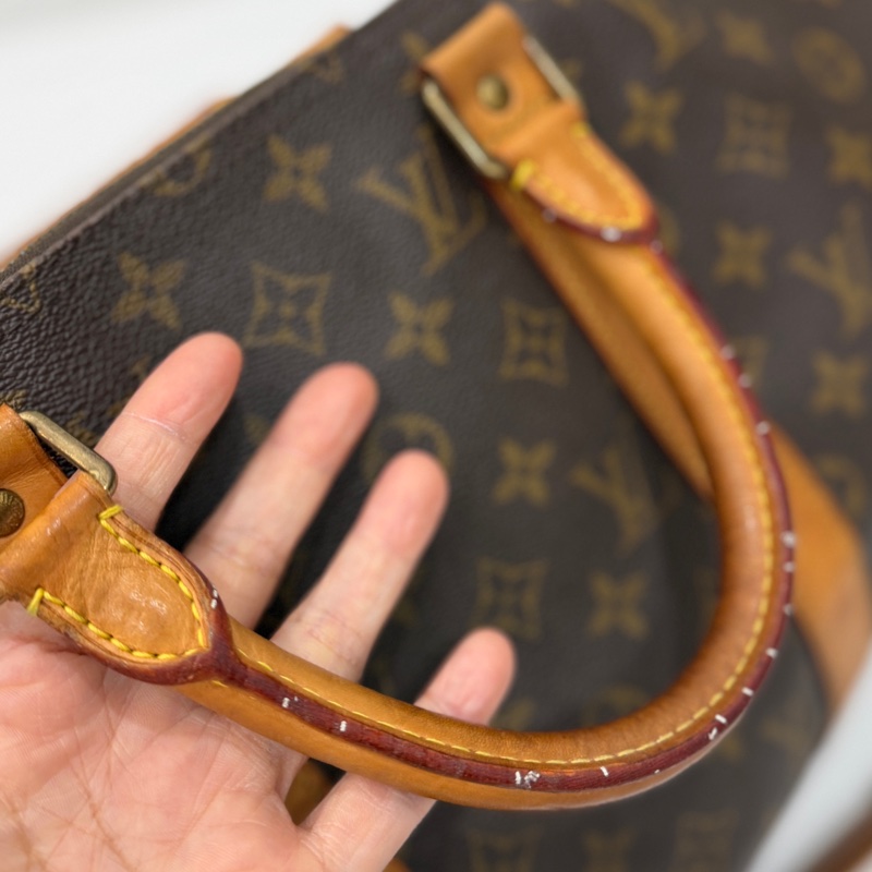 Louis Vuitton LV Keepall 50 旅行袋 旅行包 登機袋 登機包 手提包 肩背包 斜背包-34