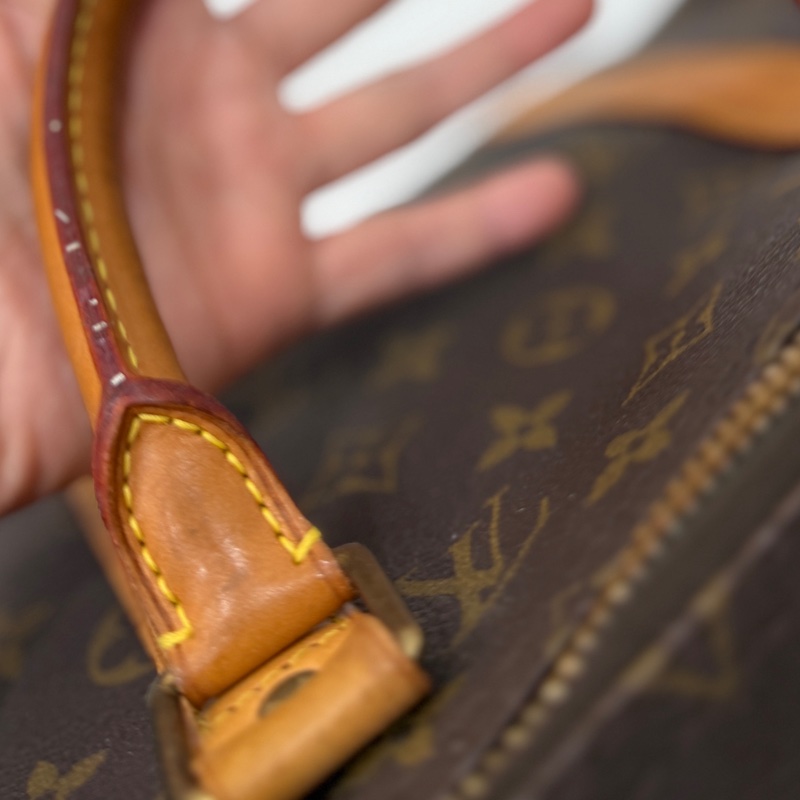Louis Vuitton LV Keepall 50 旅行袋 旅行包 登機袋 登機包 手提包 肩背包 斜背包-35