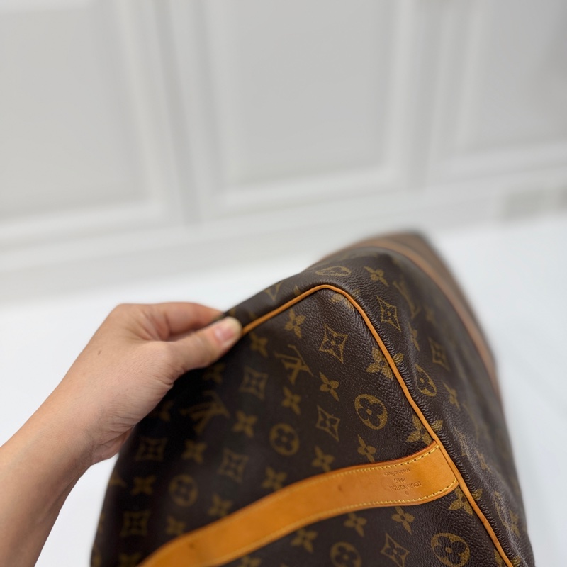 Louis Vuitton LV Keepall 50 旅行袋 旅行包 登機袋 登機包 手提包 肩背包 斜背包-39