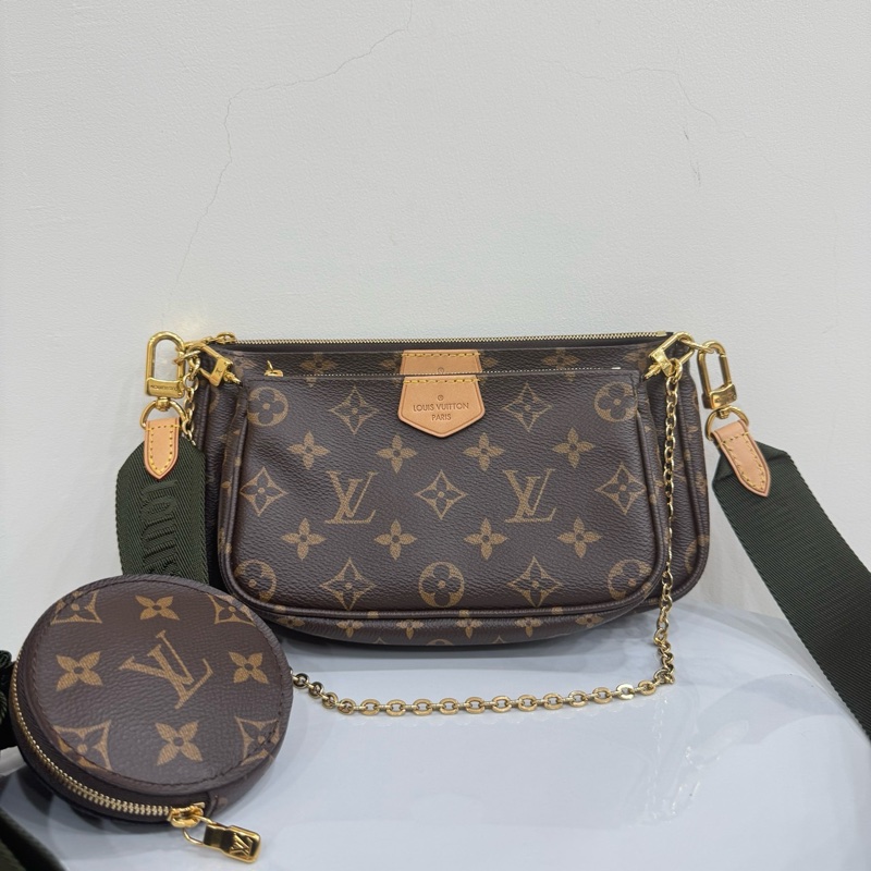 JK國際二手精品✨ LV五合一麻將包 🈶購證 很新喔-0