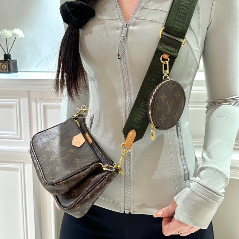 JK國際二手精品✨ LV五合一麻將包 🈶購證 很新喔-1