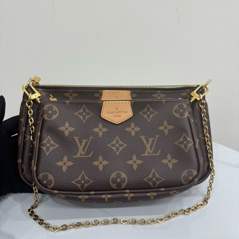 JK國際二手精品✨ LV五合一麻將包 🈶購證 很新喔-2