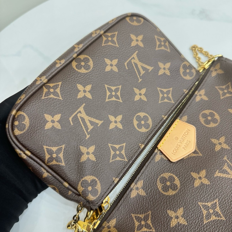 JK國際二手精品✨ LV五合一麻將包 🈶購證 很新喔-4