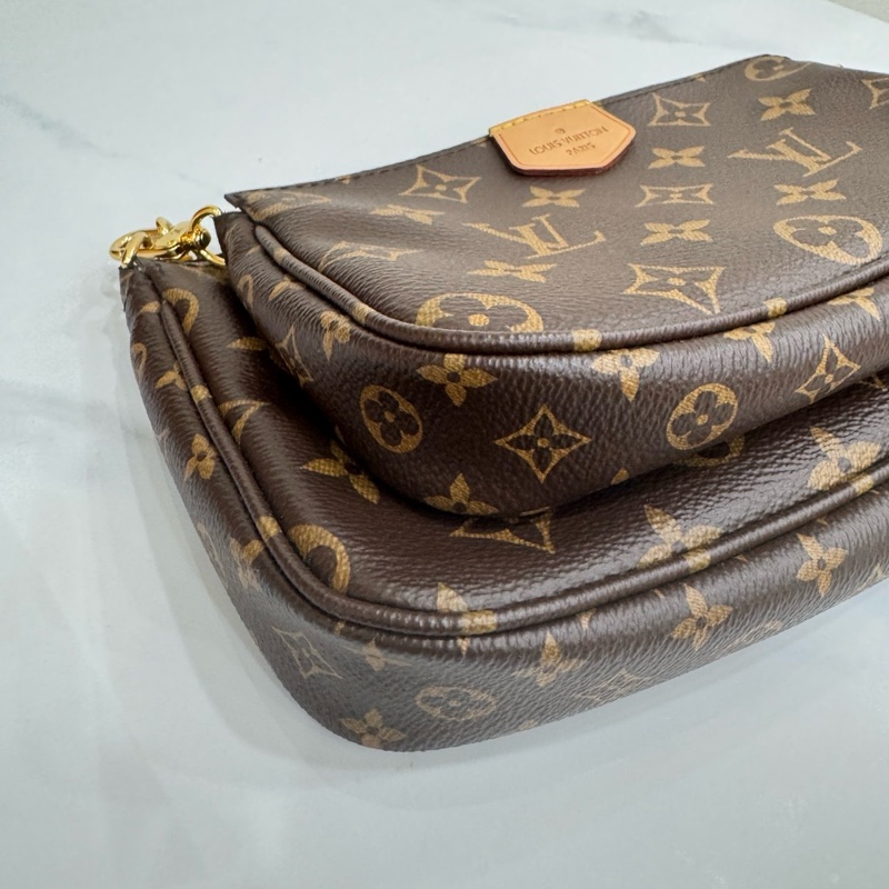 JK國際二手精品✨ LV五合一麻將包 🈶購證 很新喔-10