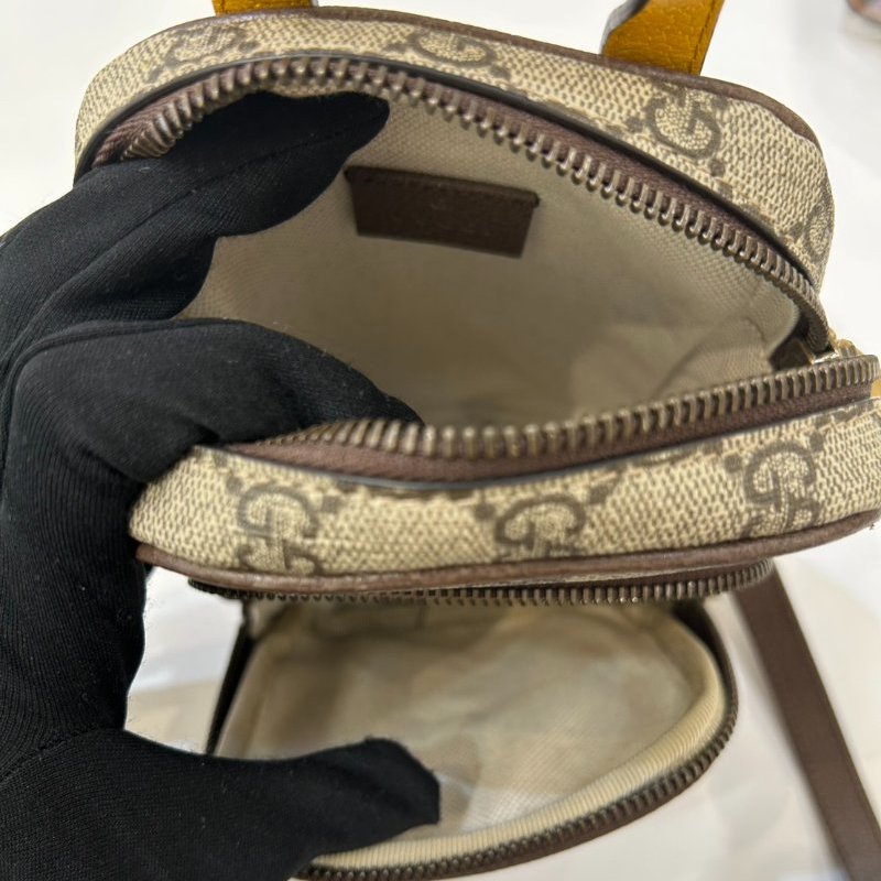 GUCCI PVC 虎頭直式子母斜背-小-7