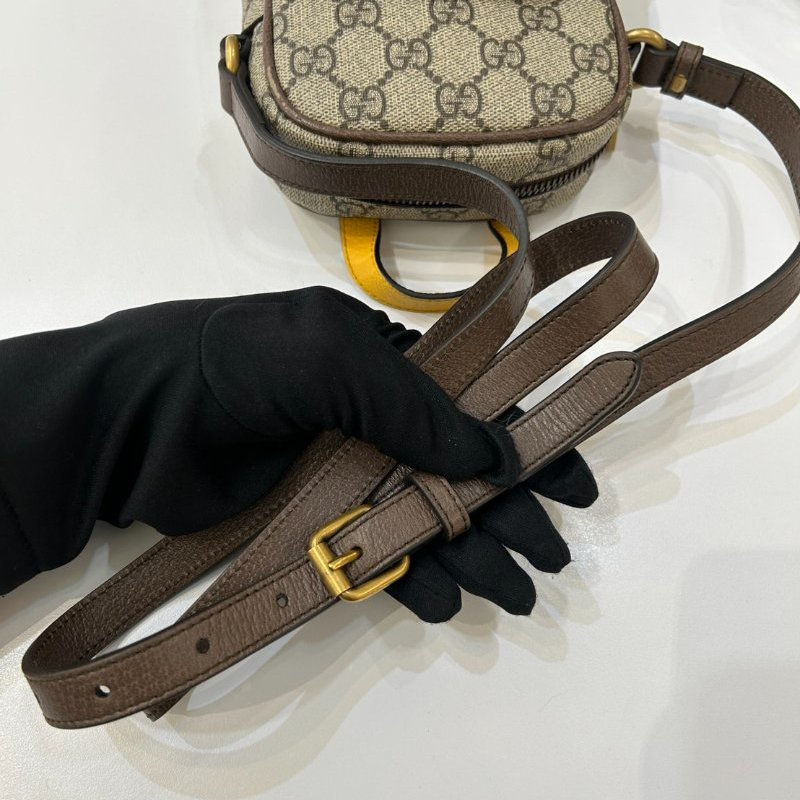 GUCCI PVC 虎頭直式子母斜背-小-8