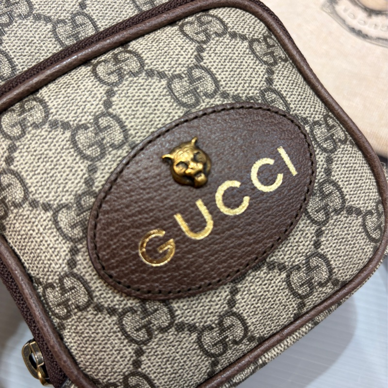 近新 Gucci 虎頭子母相機斜背包-2