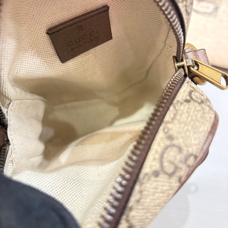 近新 Gucci 虎頭子母相機斜背包-12