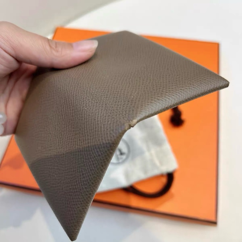 好價！ 愛馬仕 Hermès Calvi 卡夾 大象灰｜耐刮Epsom｜輕便收納-5