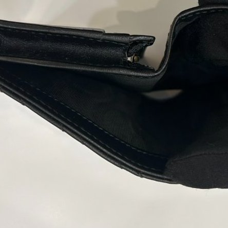 GUCCI黑金釦MARMONT對開短夾-9