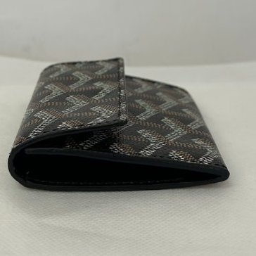 GOYARD黑老花帆布小皮夾-1