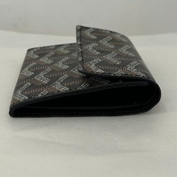 GOYARD黑老花帆布小皮夾-3