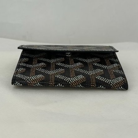 GOYARD黑老花帆布小皮夾-4