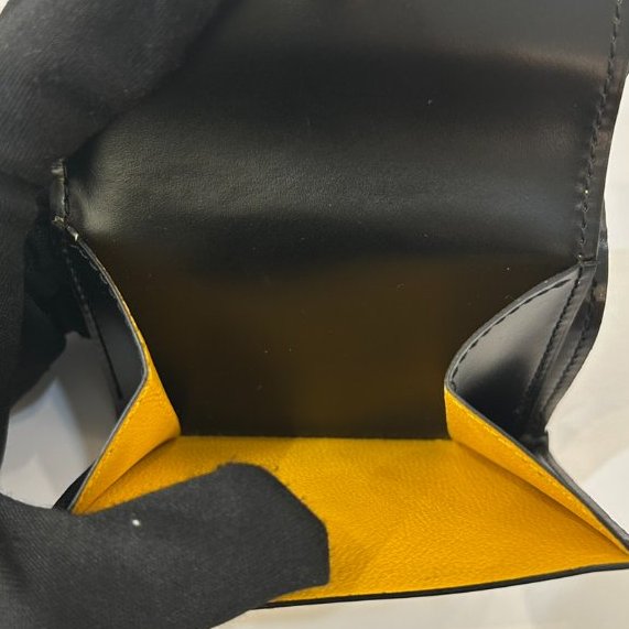 GOYARD黑老花帆布小皮夾-8