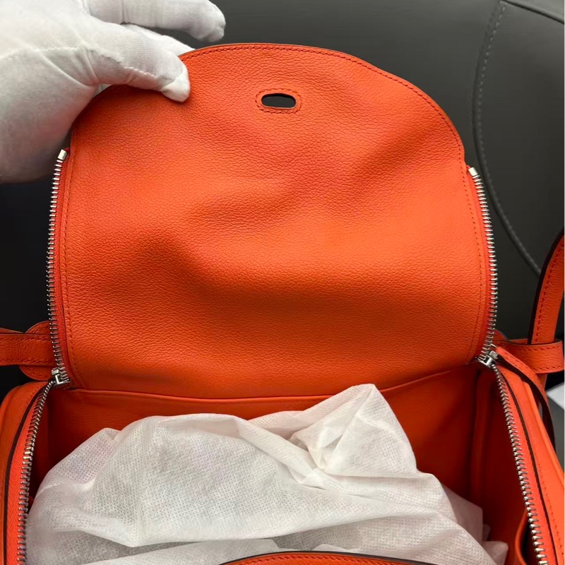 Hermes Lindy 30 火焰橙-7