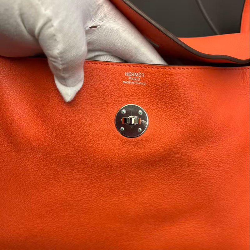 Hermes Lindy 30 火焰橙-9
