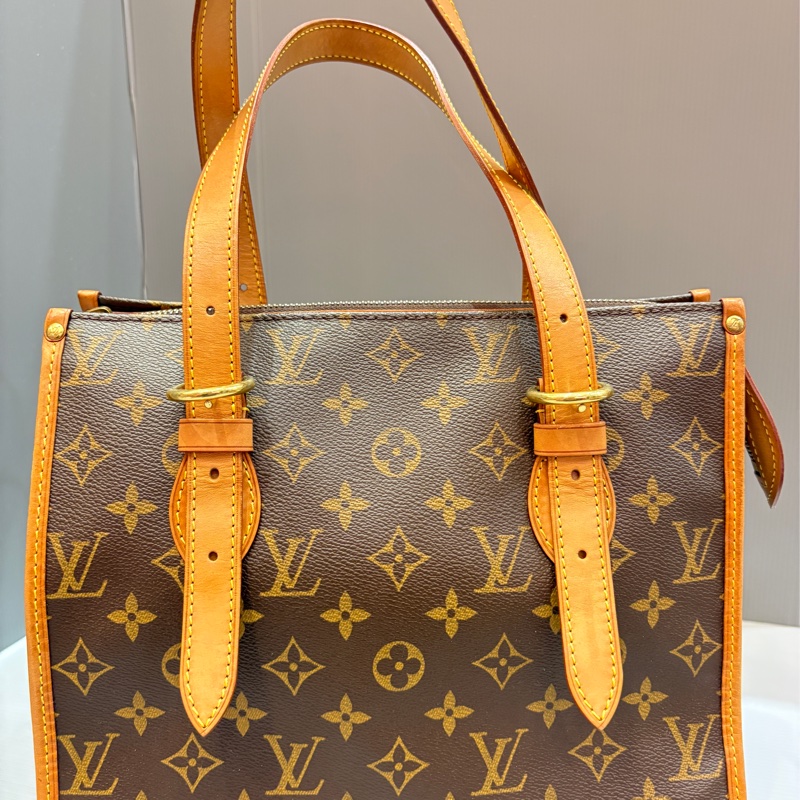 Lv 老花金豆拉鍊托特包-5