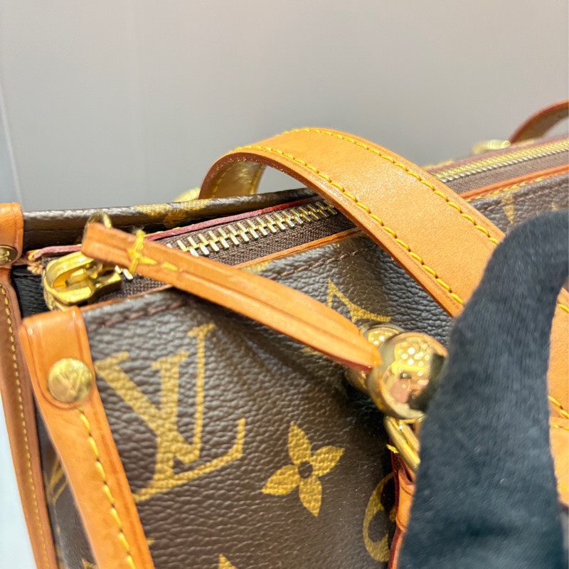 Lv 老花金豆拉鍊托特包-21