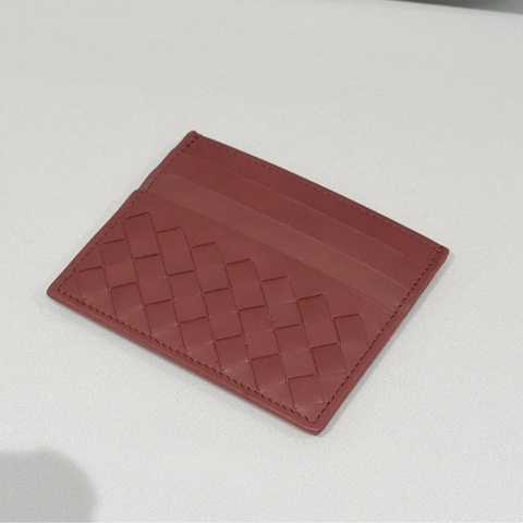 莉亞精品♡ BV 磚紅卡包 二手美品