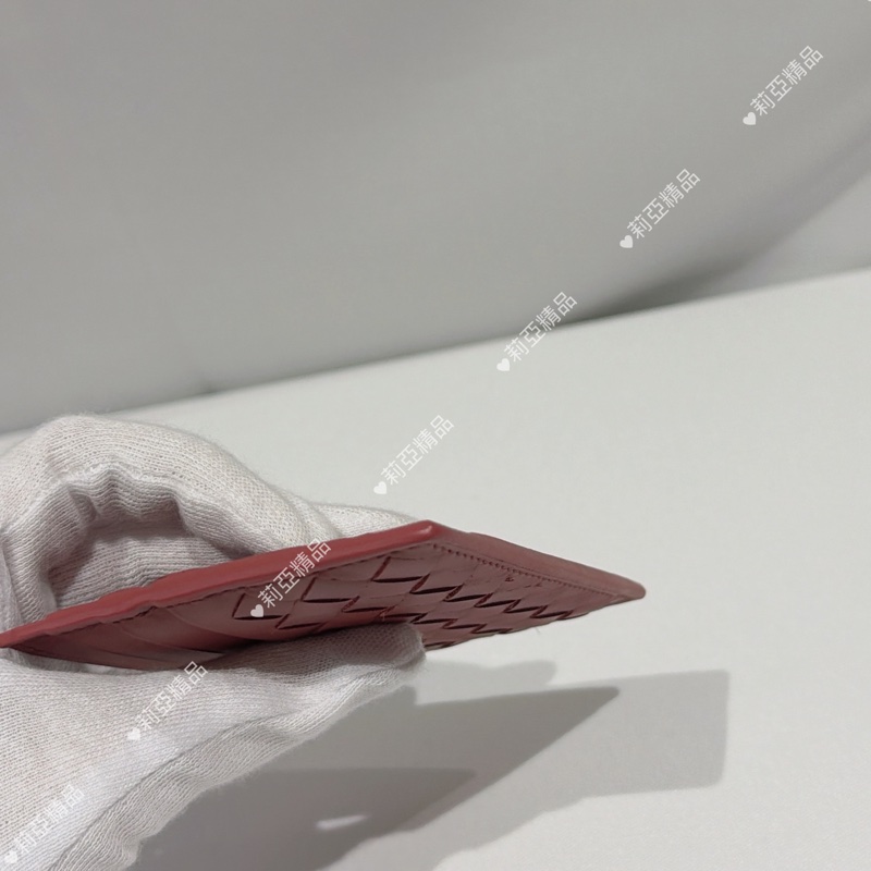 莉亞精品♡ BV 磚紅卡包 二手美品-12