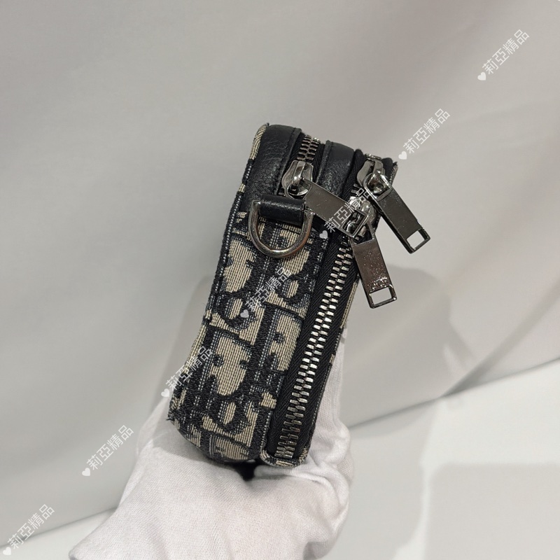 莉亞精品♡ Dior 經典老花相機包 二手美包-5