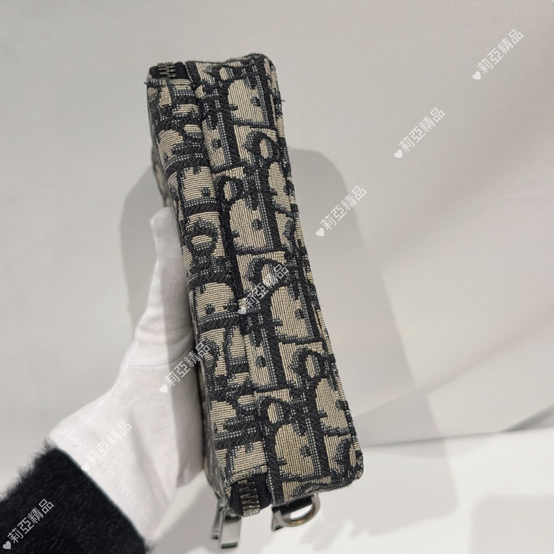 莉亞精品♡ Dior 經典老花相機包 二手美包-7