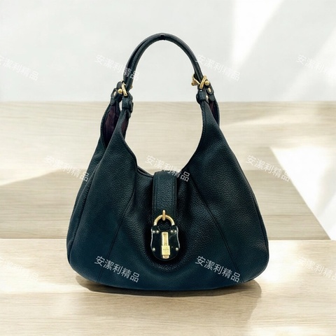莉亞精品♡ Loewe 鎖頭hobo包 二手美包