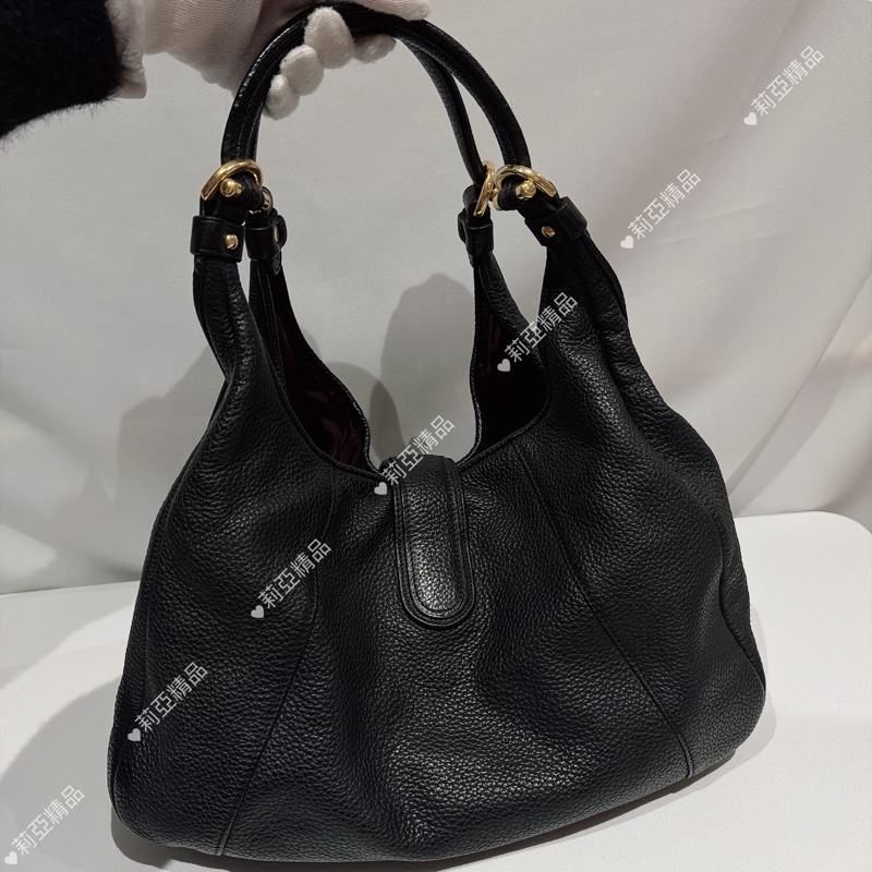 莉亞精品♡ Loewe 鎖頭hobo包 二手美包-3