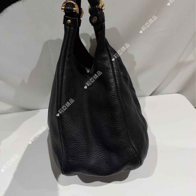 莉亞精品♡ Loewe 鎖頭hobo包 二手美包-4