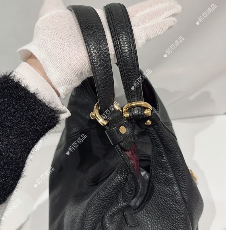 莉亞精品♡ Loewe 鎖頭hobo包 二手美包-6